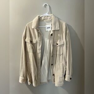 Aerie oversized corduroy shacket